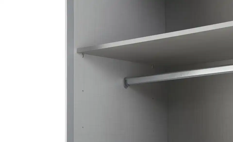 Schwebetürenschrank Queen 2 Stück 179 cm Weiß