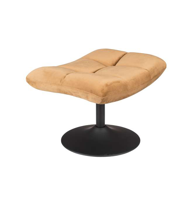 Hocker Bar velvet velvet goud/bruin