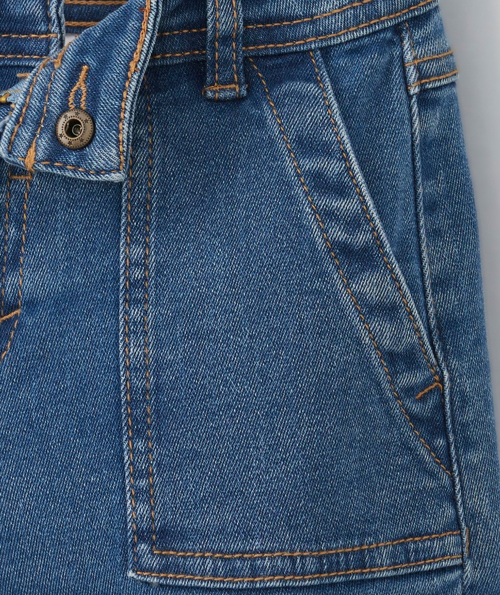 JEAN RELAXED GARÇON EN DENIM BLEU LOW IMPACT