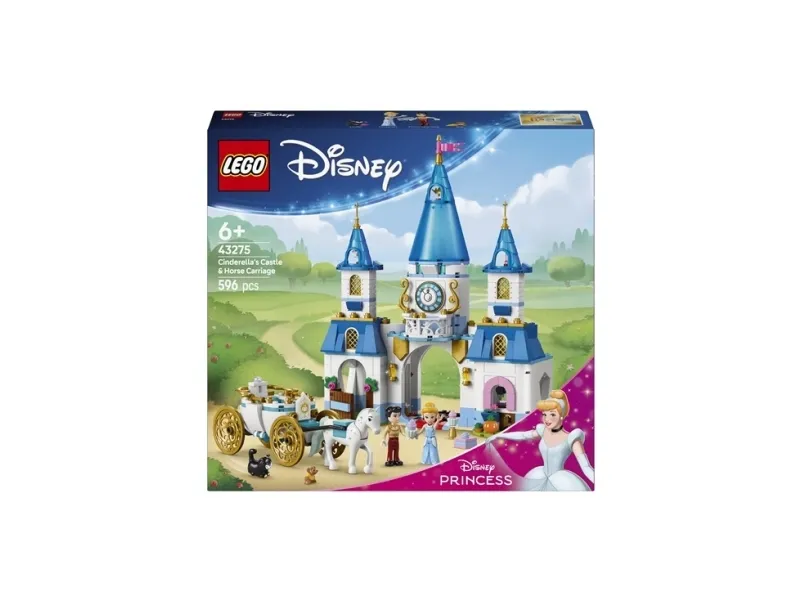 LEGO Disney Princess 43275 Askepots slot og karet
