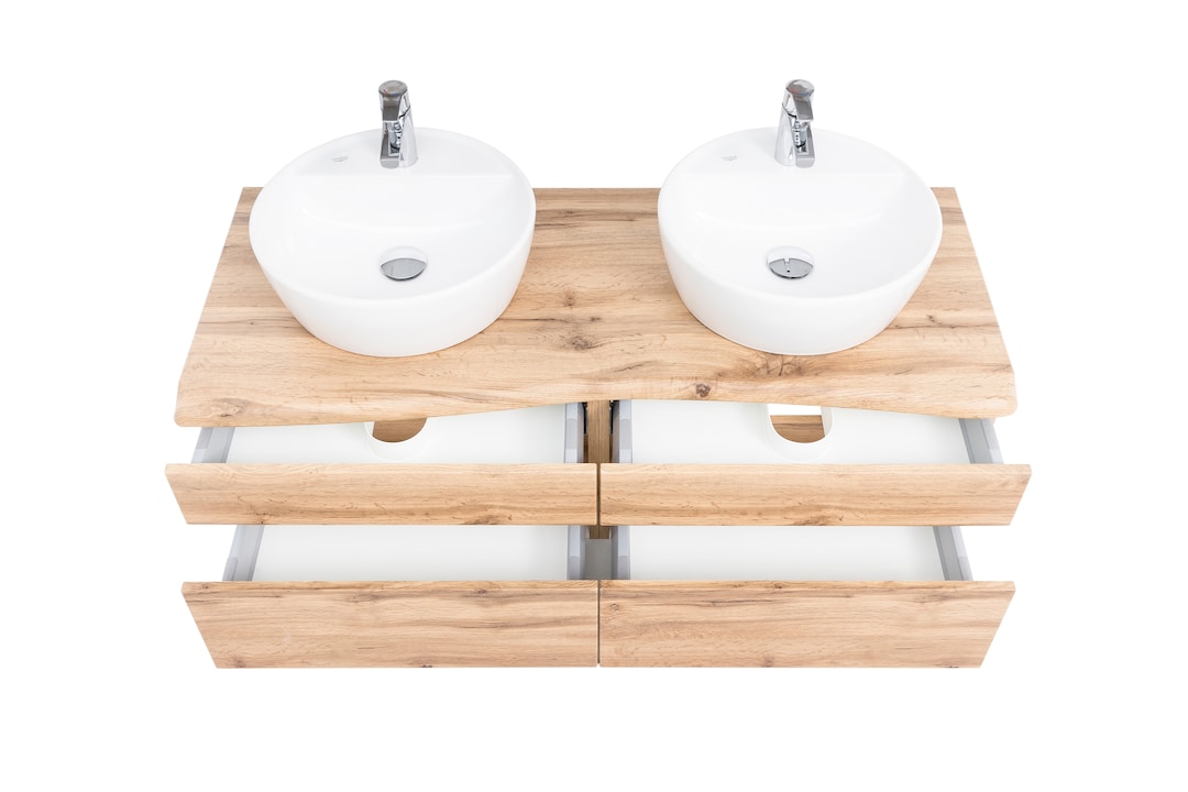 Waschtischkombination BRÜGGE braun 121cm