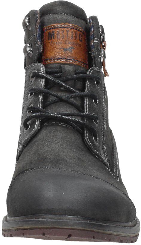 Mustang Heren veterschoenen donkergrijs