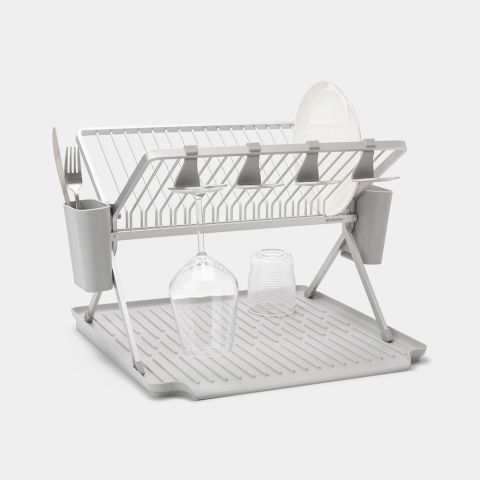 Inklapbaar afdruiprek SinkSide, Large - Mid Grey