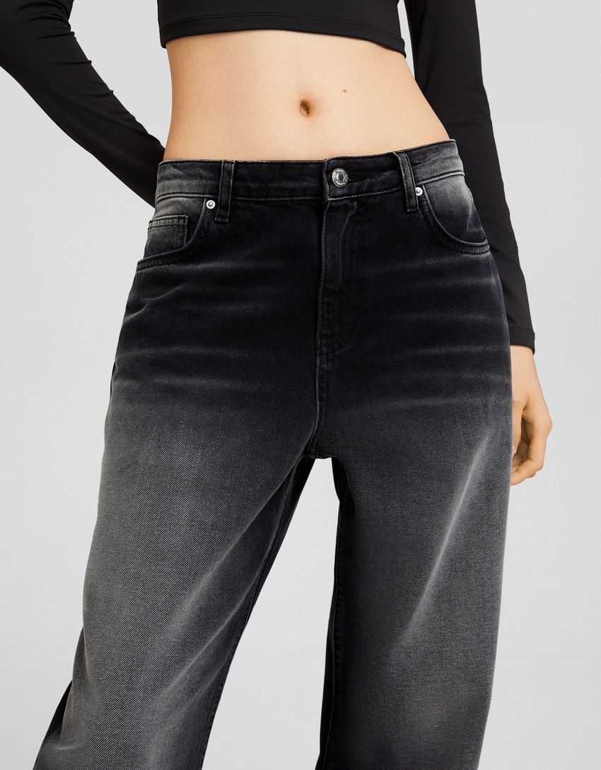 calças jeans largas