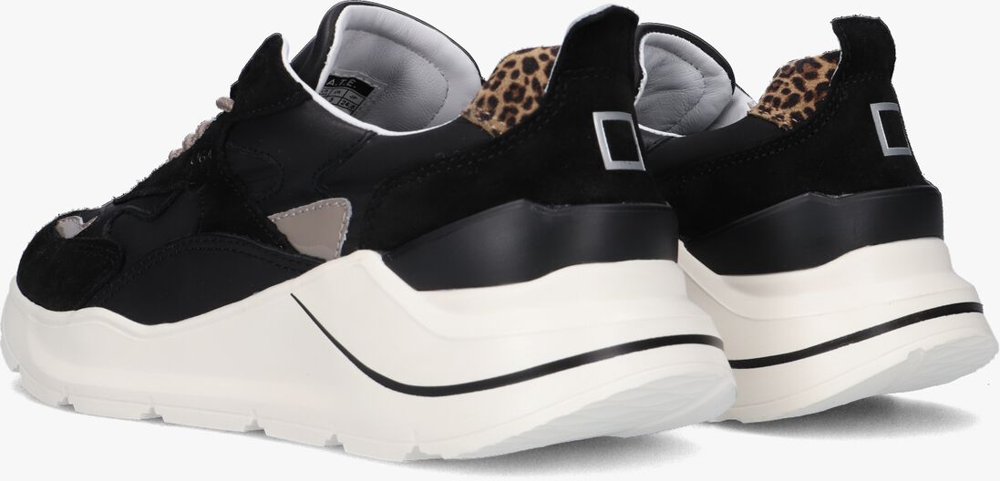 D.A.T.E zwarte d.a.t.e lage sneakers fuga dames