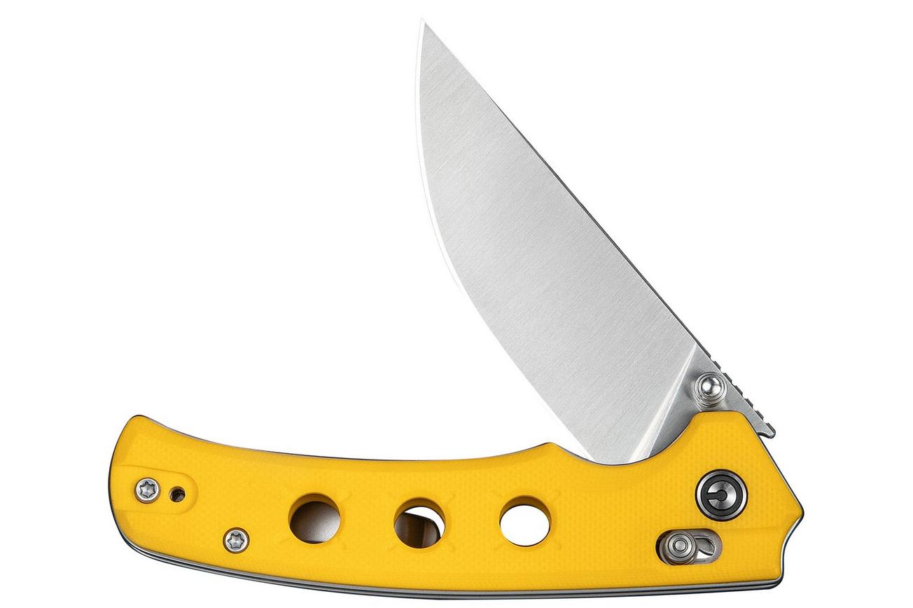 Civivi Noctis C24020C-2 Satin Nitro-V, Yellow G10, zakmes