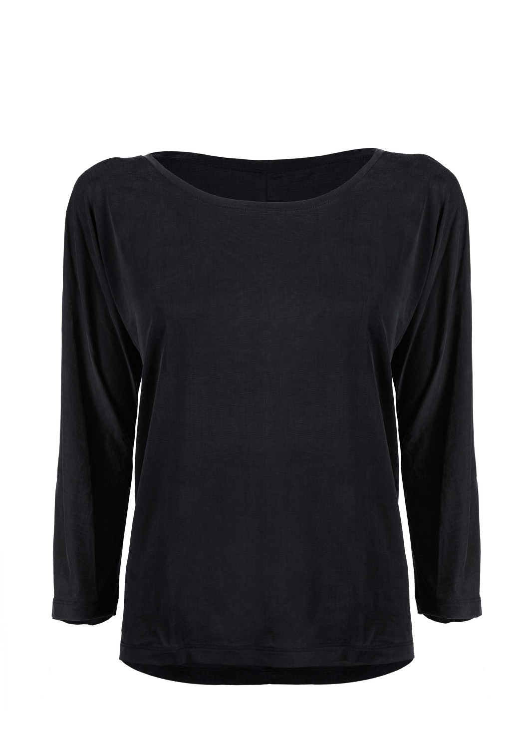 Moya Kala Langarmshirt Plain Top Graphite