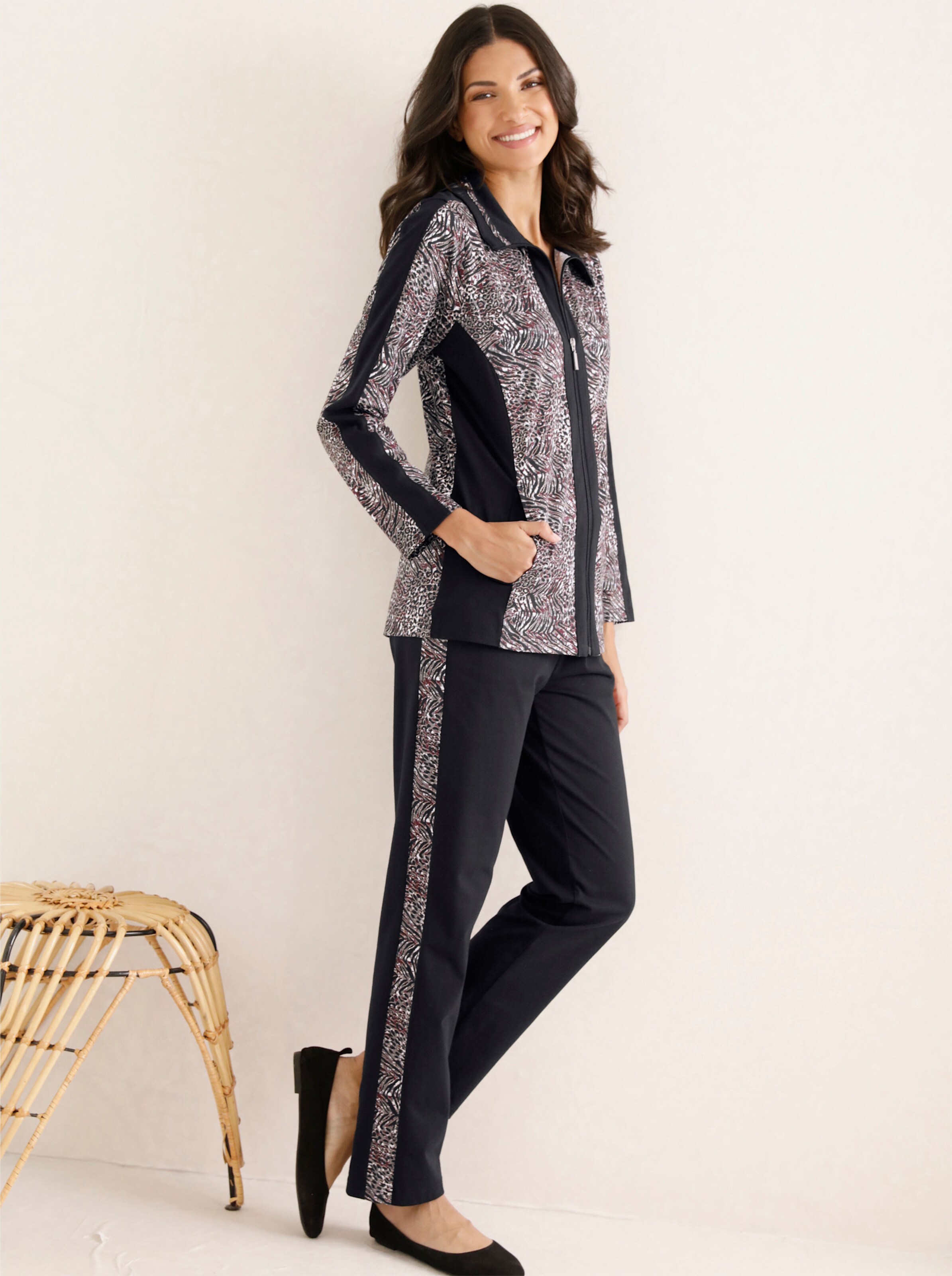 Jersey-Jacke