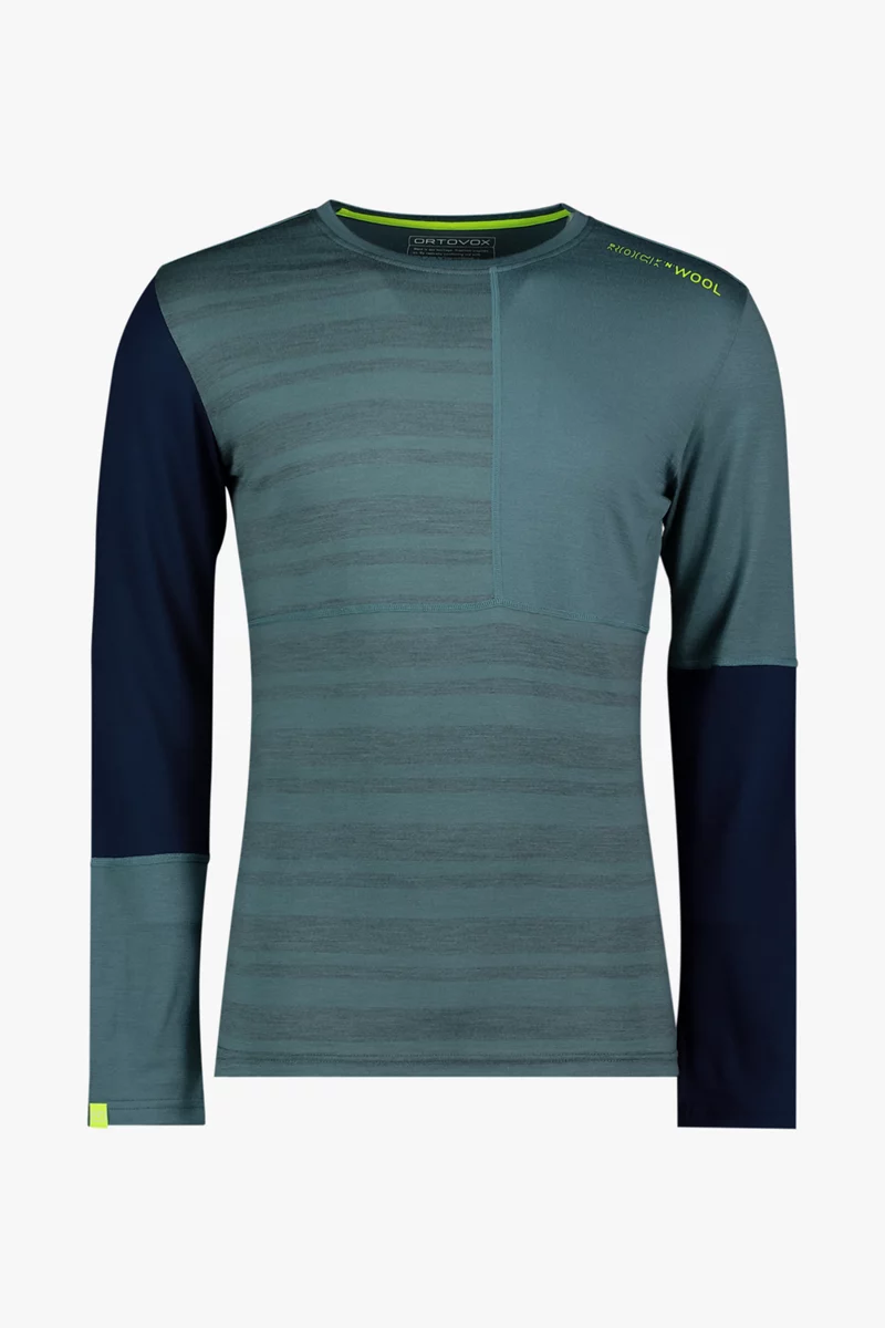 Ortovox 185 Rock N Wool Merino Herren Thermo Longsleeve