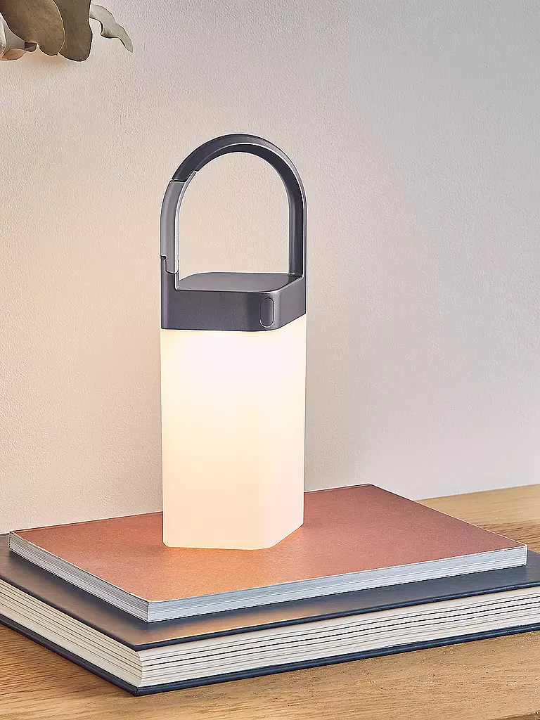 LEXON LED Hängelampe HORIZON 20cm Gun Metal grau