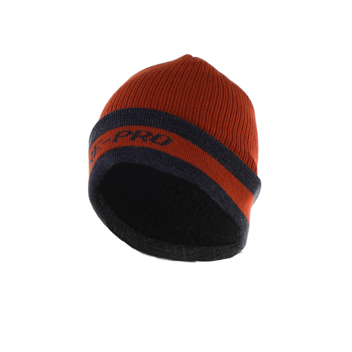 Combi Gorro Uni.acr-lana Antrac-naranj-1 Tu