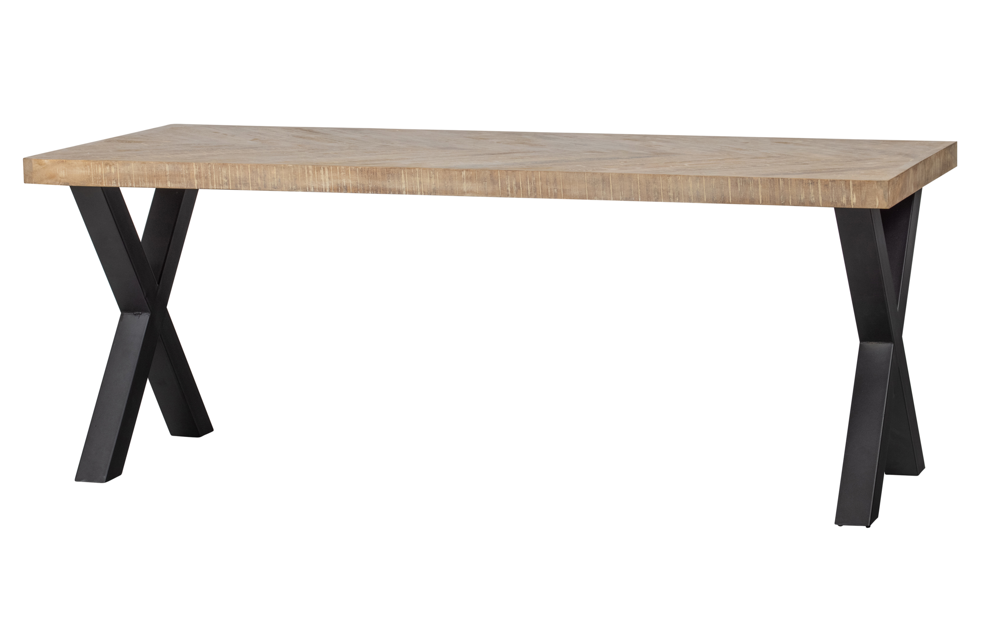 WOOOD tafel Tablo mango visgraat 180x90 Tablo Tafel Mango Visgraat 180x90 - Alkmaar poot