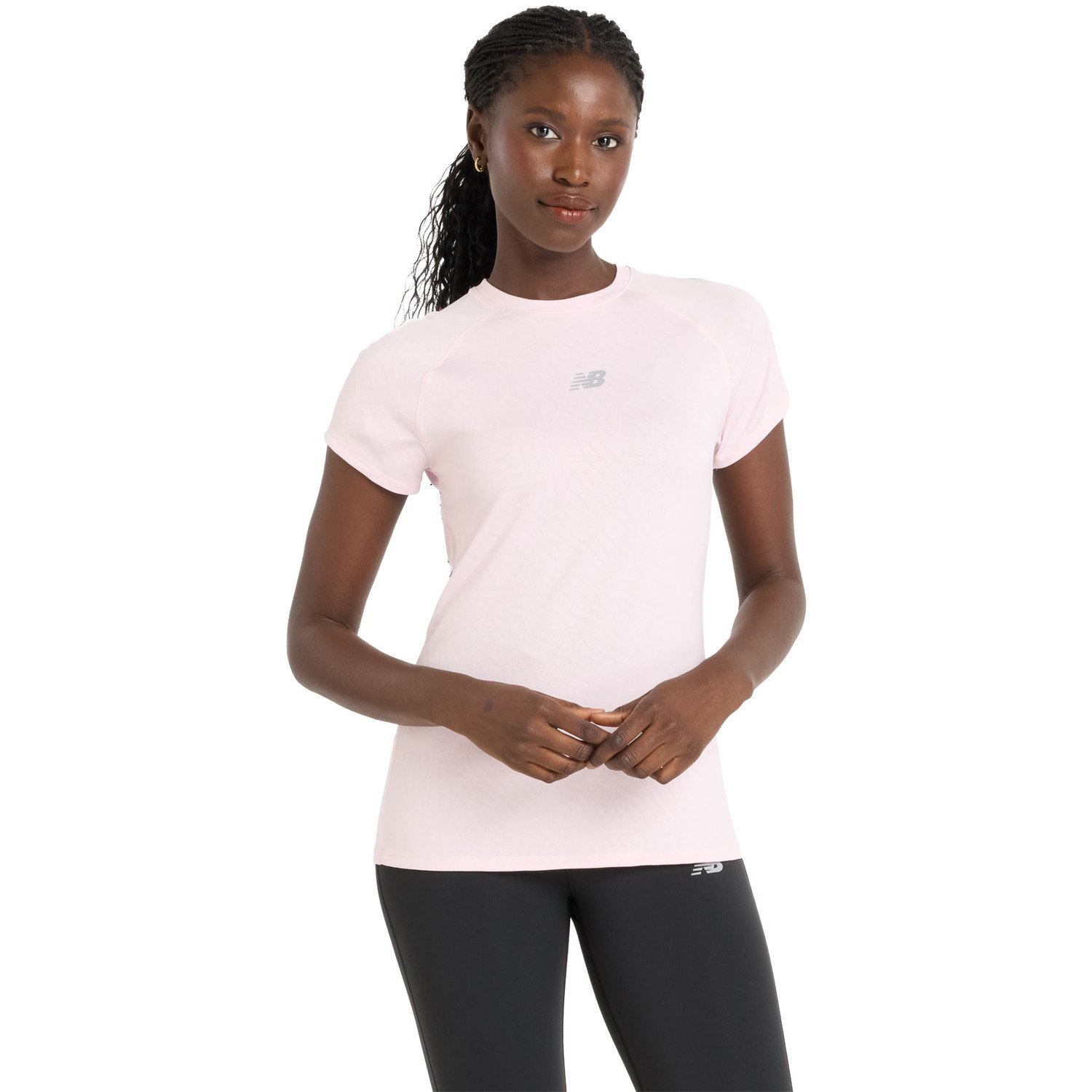 New Balance Jacquard T-Shirt Dames