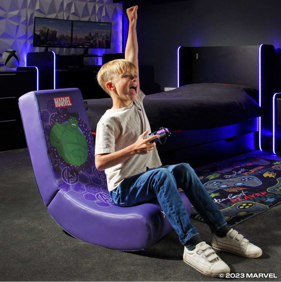 Xrocker Marvel Video Rocker Chair - Hero - Hulk