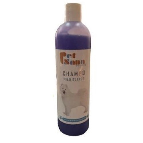 Shampoo para cães com pelos brancos, fragrância neutra