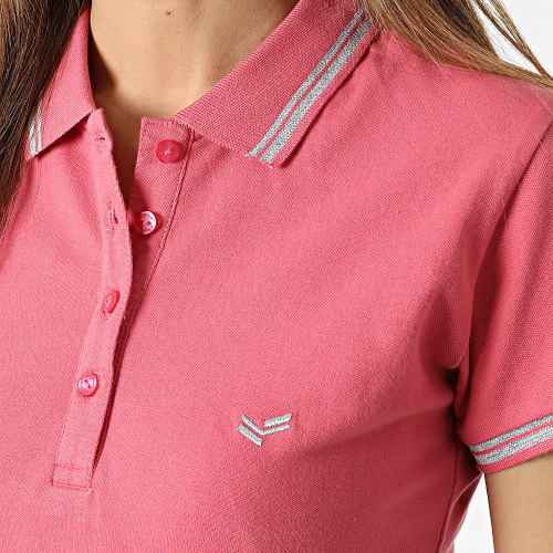 Polo Manches Courtes Femme Jule Rose