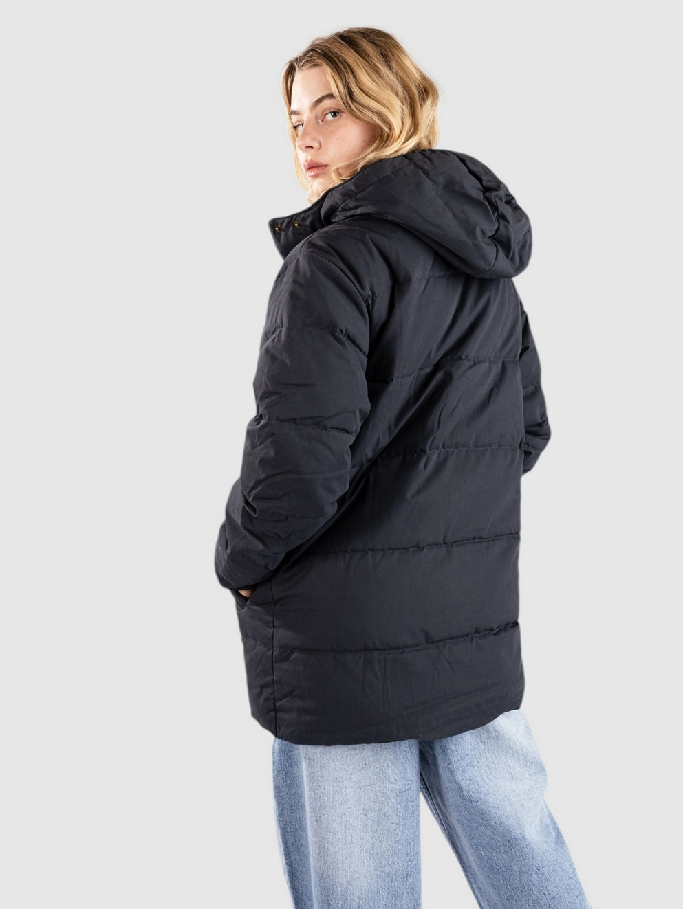 Patagonia Cotton Down Parka pitch blue