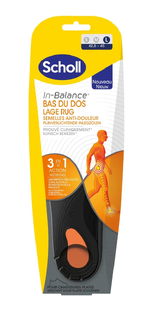 Scholl Inbalance Inlegzool Lage Rug Pijn - Maat L 1PR