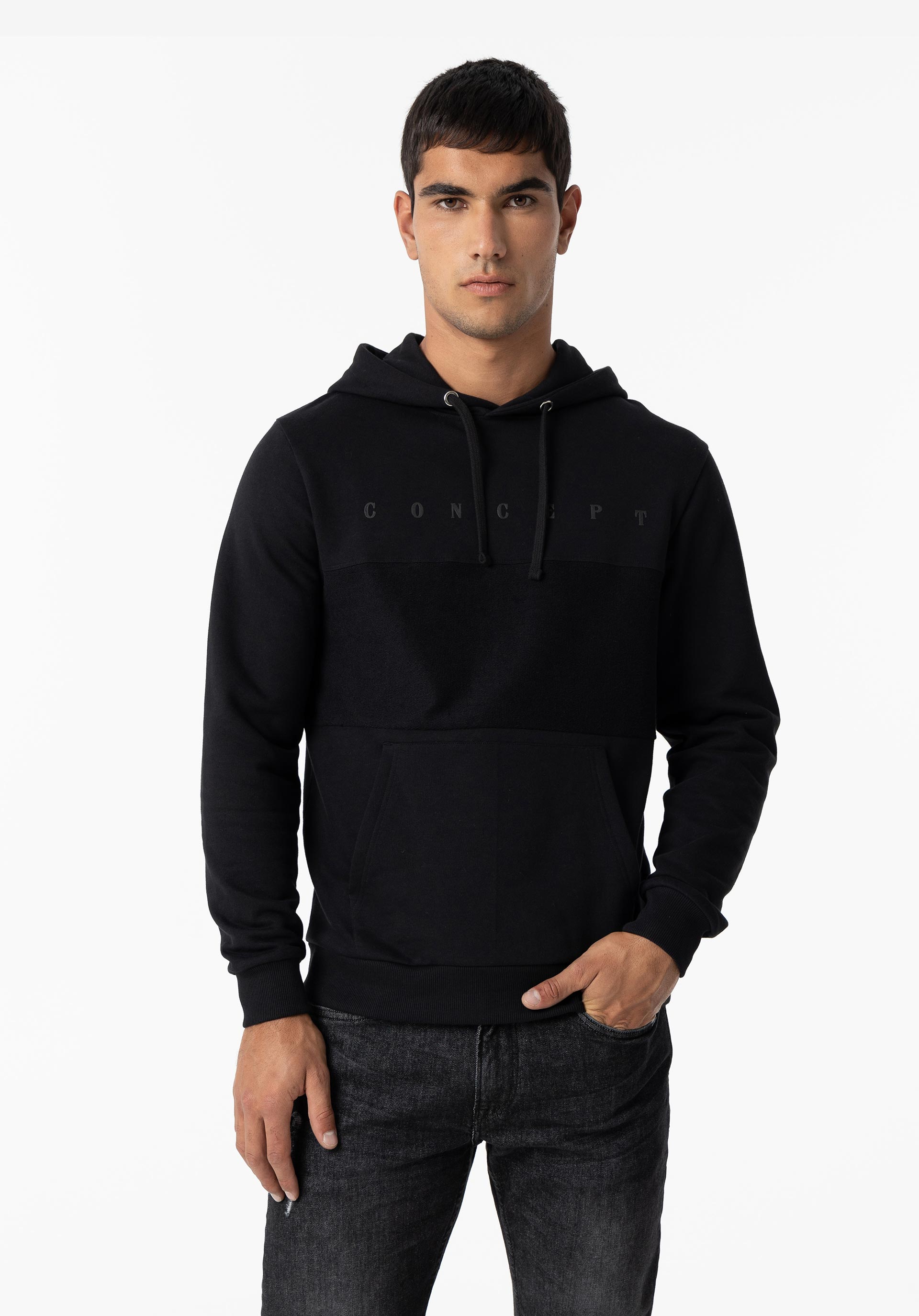 Hoodie Combinado com Texto