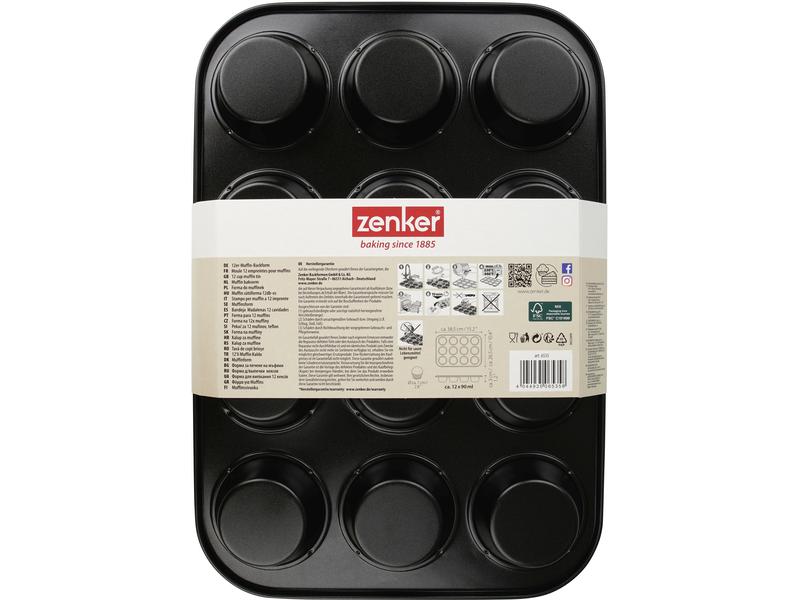 Zenker Muffin Backform Energy 12 Mulden Muffin-Blech