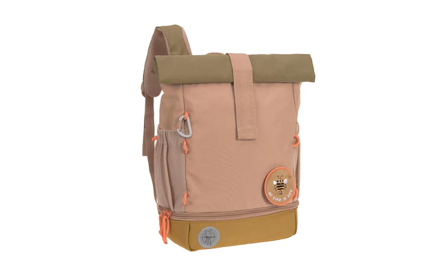 LÄSSIG Kinderrucksack »Mini Rolltop Nature Haselnuss«