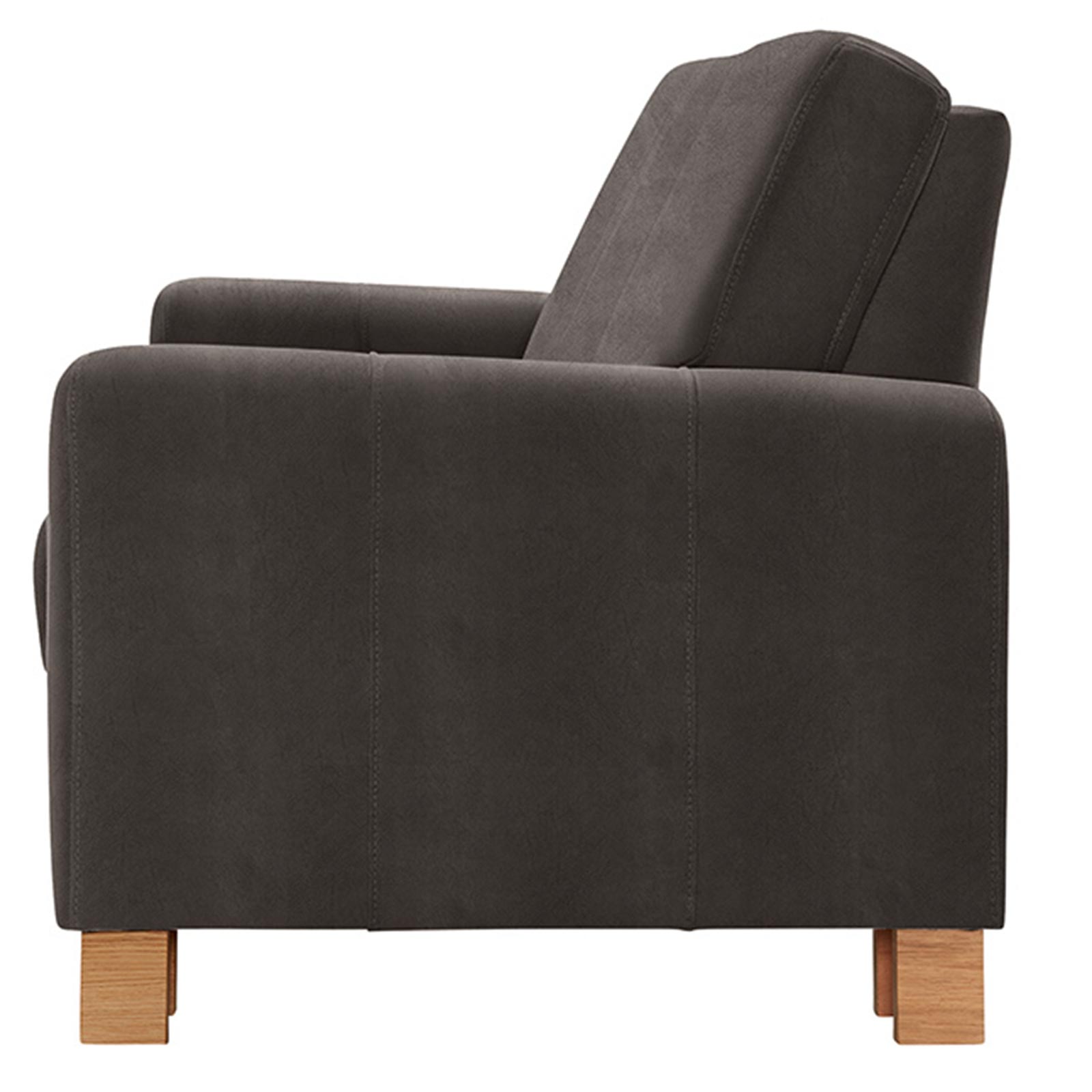 polsterpower 3-Sitzer-Sofa - Saddle anthrazit - Basismodell