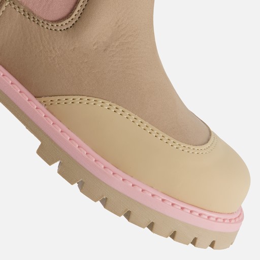 Muyters Chelsea boots Roze Nubuck 022702