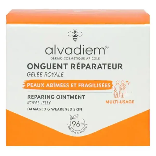 Pomada reparadora Alvadiem para irritações, rachaduras e fissuras 50ml