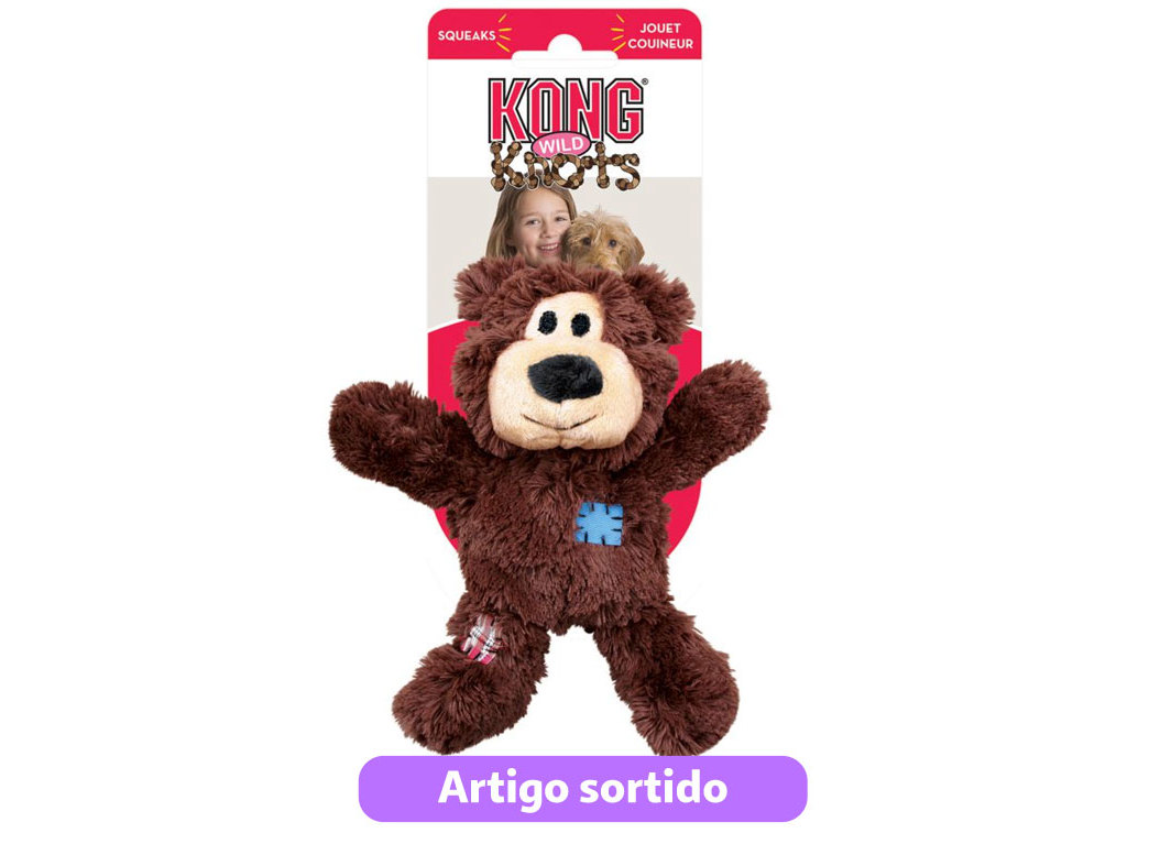 URSO PELUCHE WILDKNOTS KONG TAMANHO M/L