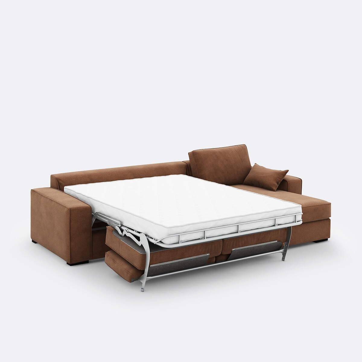LA REDOUTE INTERIEURS<br>Sofá-cama de canto, poliéster, espuma Cécilia