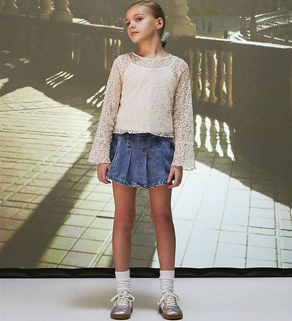Name It Shorts - Denim Skort - NkfBella - Light Blue Denim