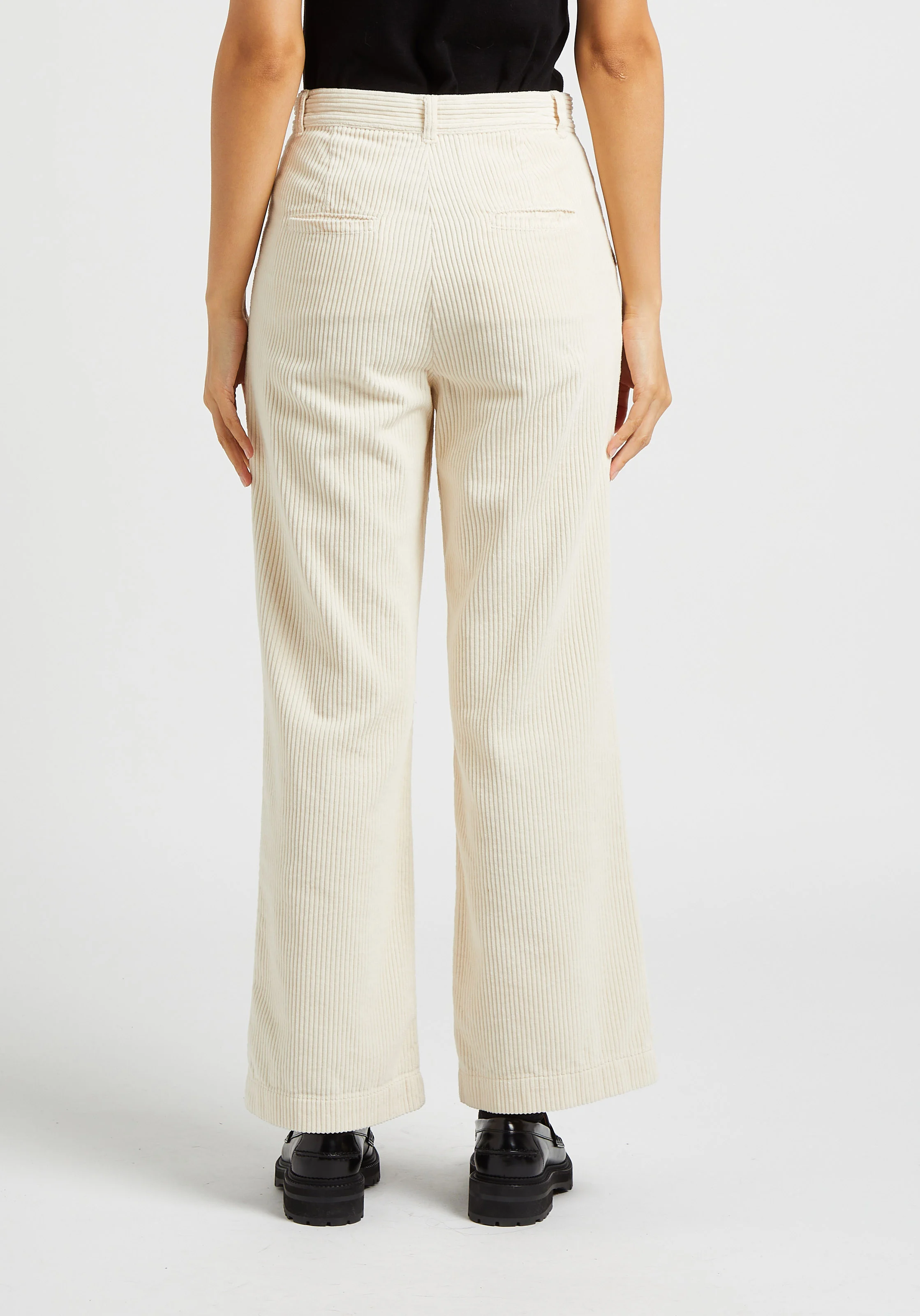 Pantalon droit en coton | Blanc