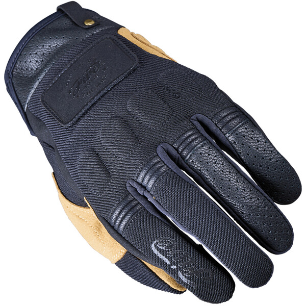 Five - Gants Scrambler Noir / Camel