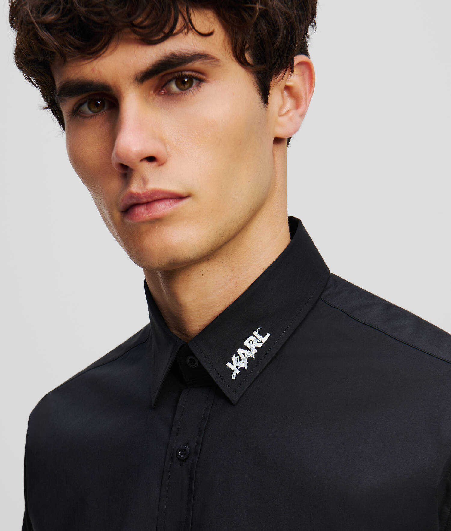 CHEMISE À BOUTONS - Noir