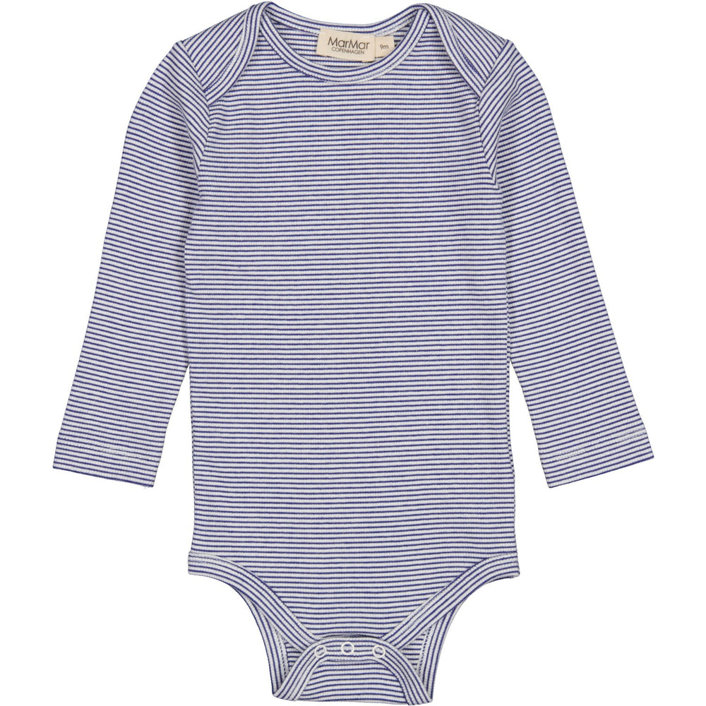 Køb MarMar Modal Fine Rib Blue Stripe Ben Body