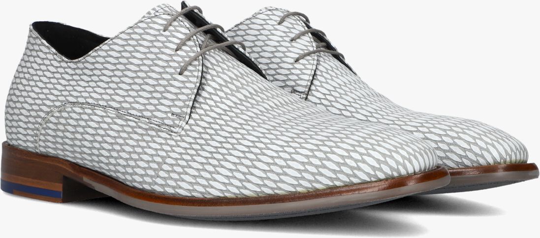 witte floris van bommel nette schoenen sfm-30199 de netter