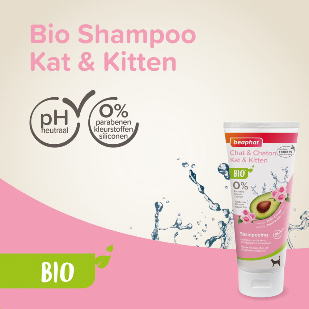 Beaphar Bio Shampoo Tube Kat Kitten200 ml