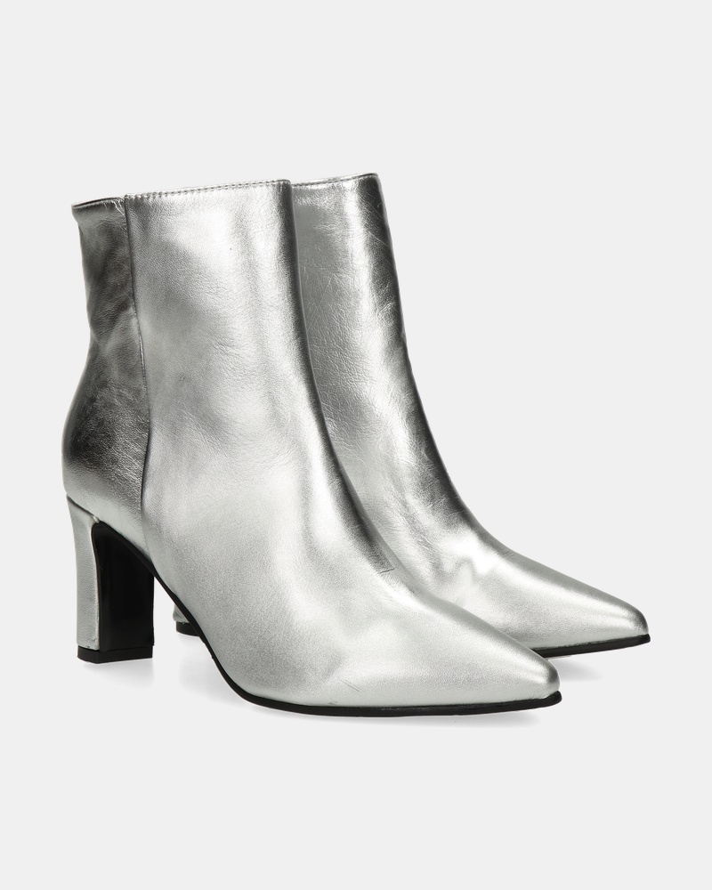 Nelson Rits- & gesloten boots  - zilver