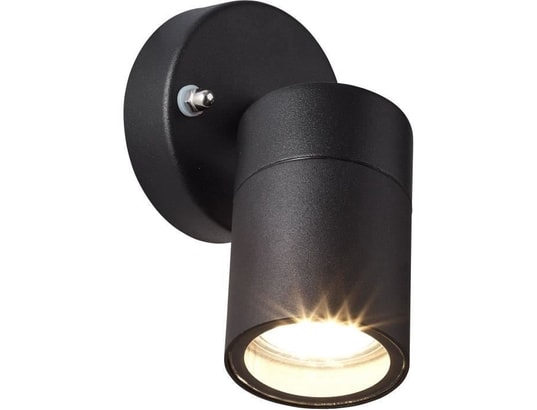 BRILLIANT - Applique murale Jandy applique extérieure, noir, gu10 led max 28w, ampoule n