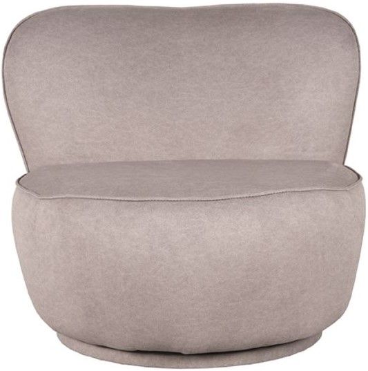 Draaifauteuil Taupe FU-88.013 Bunny B90 x D90 x H75 cm