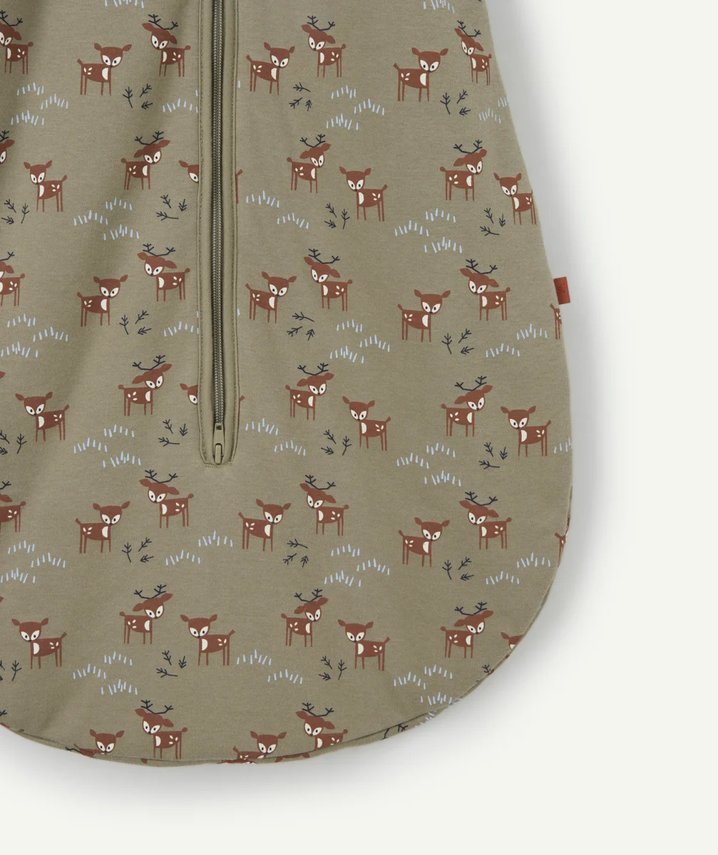 FRESKGIGOTEUSE BÉBÉ À MANCHES LONGUES CERF KAKI
