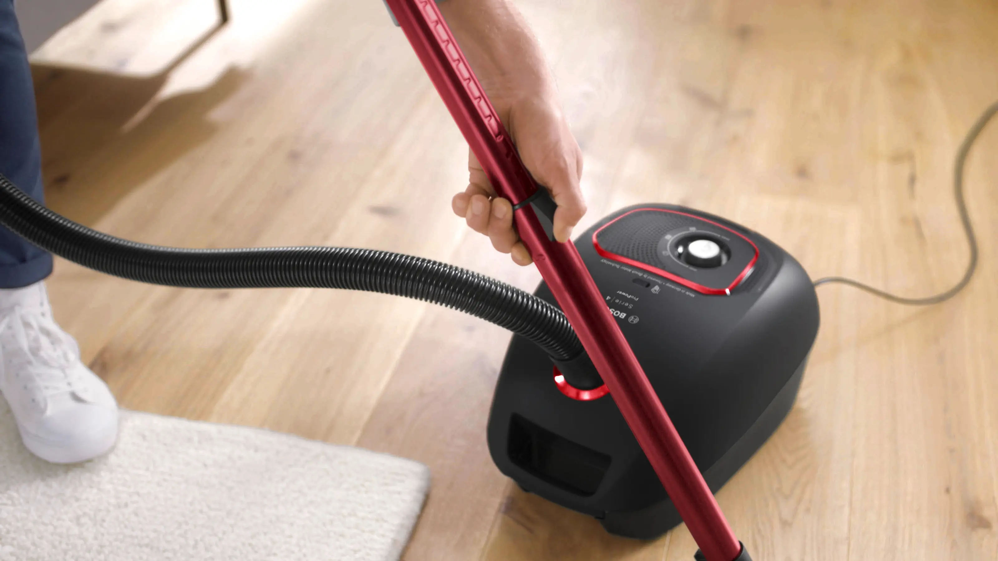 Serie 4 Stofzuiger met zak ProPower Zwart