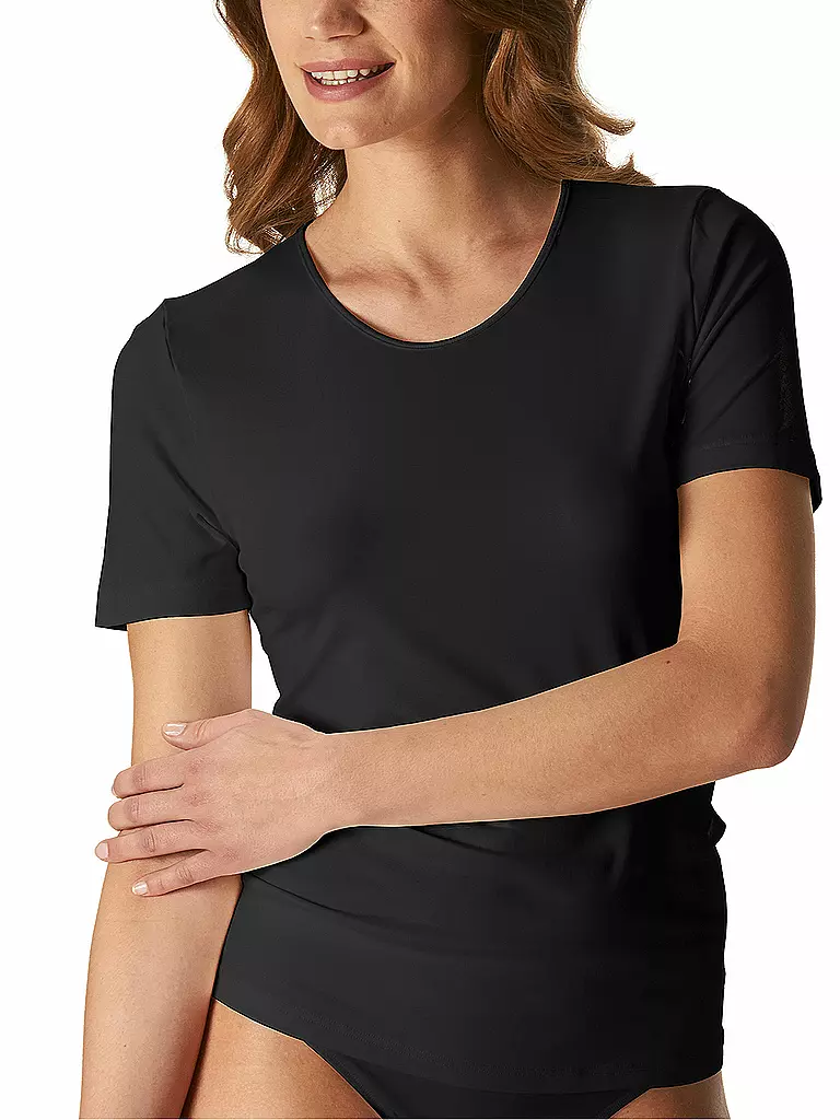 MEY T-Shirt EMOTION schwarz schwarz