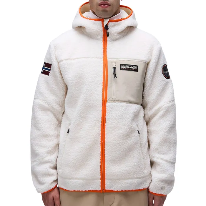 Napapijri Yupik Full-Zip Hooded Fleecejas Heren