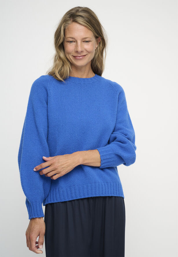 Moshi Moshi Mind sienna knit wool Bright blue