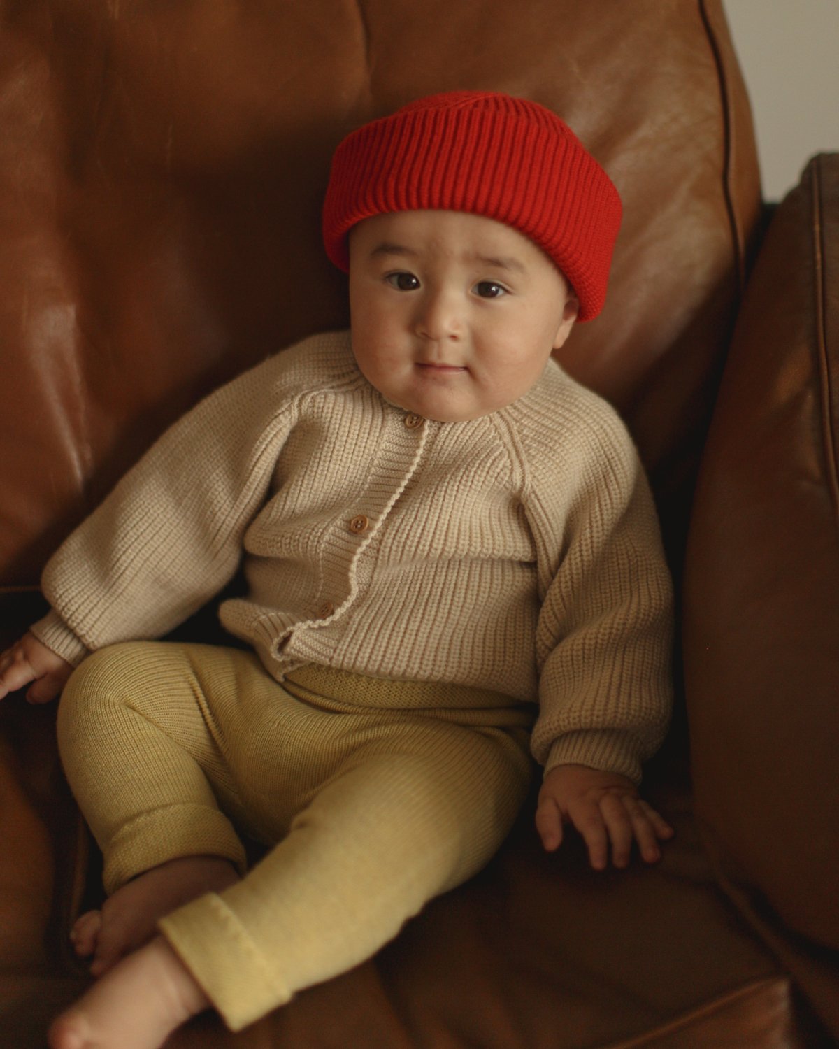 Ullcardigan Baby – 100% Merino, Ubehandlet Ull | Cardigan Inga