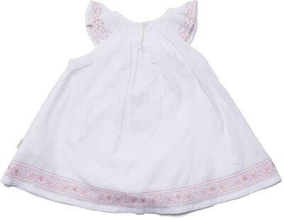 Petite Chérie Atelier Vere Kjole, White/Pink