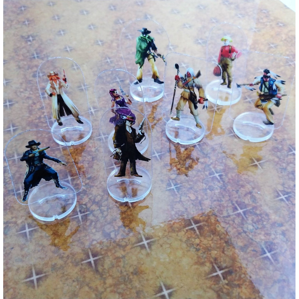 Flat Plastic Miniatures: Deadlands