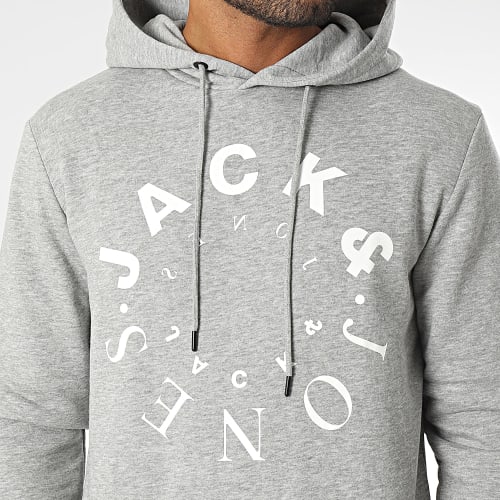 Lot De 2 Sweats Capuche Warrior Noir Gris Chiné