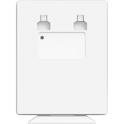 TP-Link Omada EAP650-DESKTOP point d'accès réseaux locaux sans fil 2976 Mbit/s Blanc Connexion Ethernet, supportant l'alimentation via ce port (PoE)